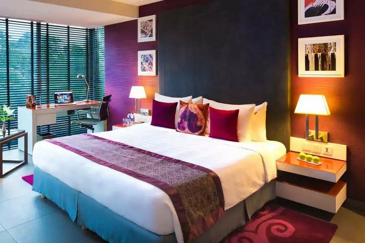 하드 락 호텔 고아 칼랑굿 외부 사진 A typical bedroom at the hotel